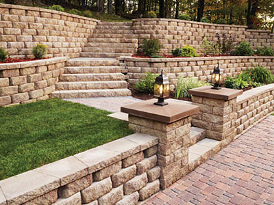 Annapolis Neck Retaining Wall and Garden Wall Construction